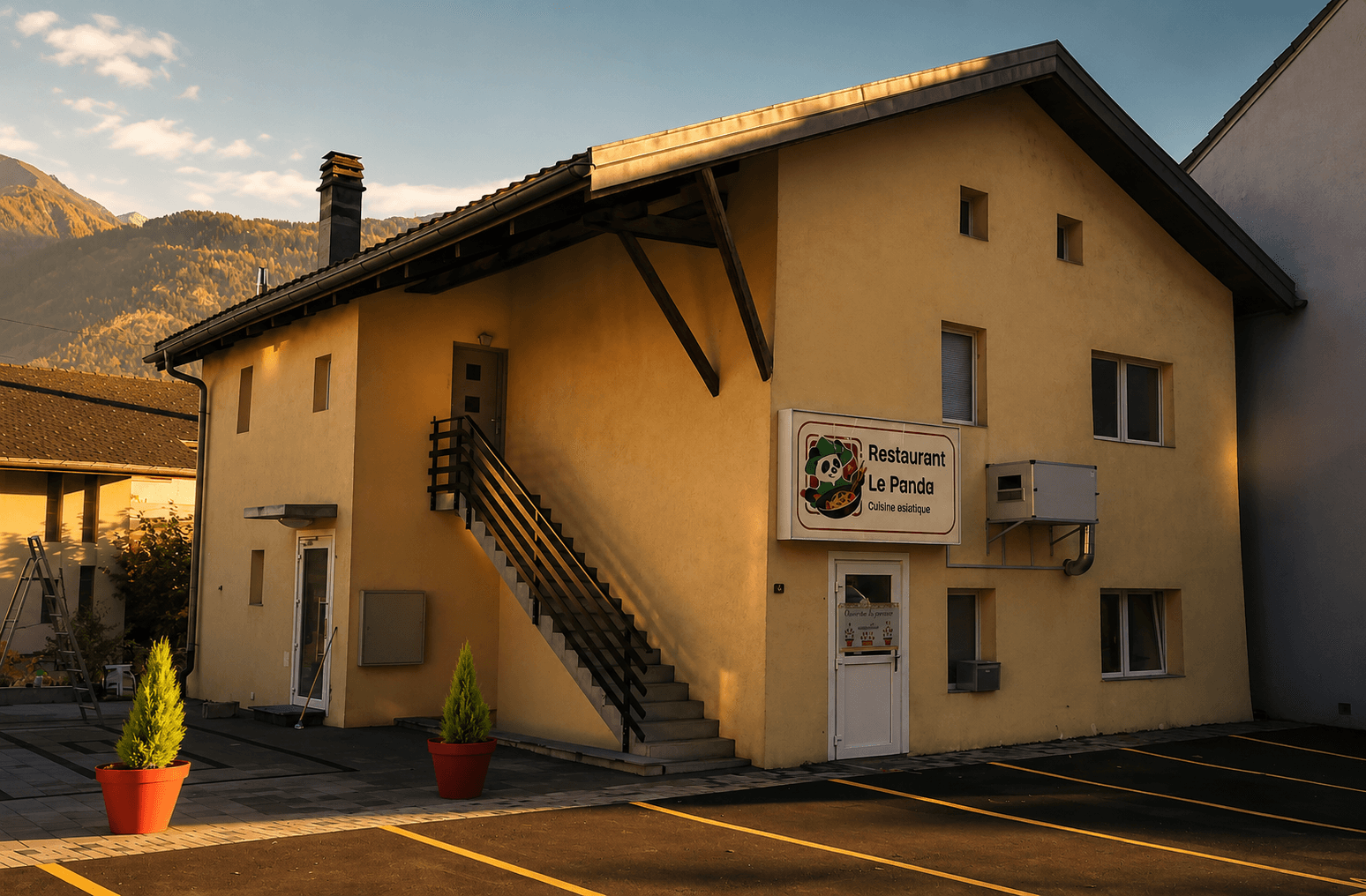 Façade du restaurant Le Panda